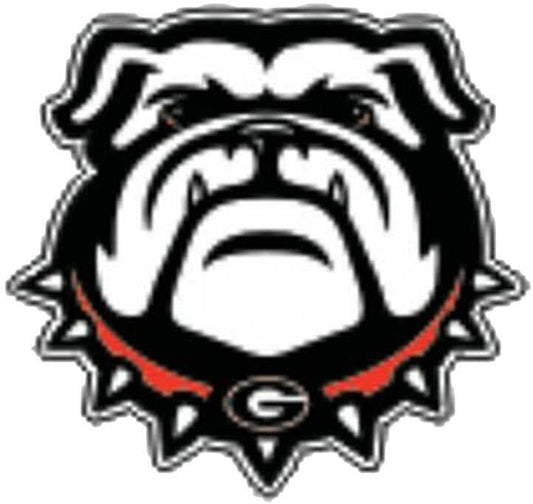 Georgia Bulldogs New Bulldog Head Logo 6in Decal