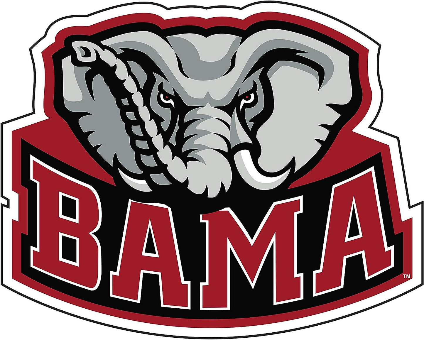 Alabama 4 Inch Elephant BAMA Decal