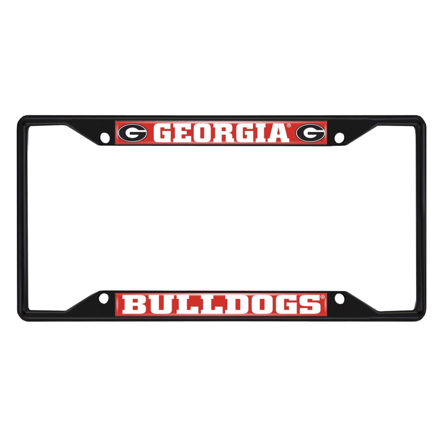 Georgia Bulldogs License Plate Frame - Black