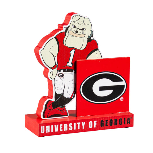 Georgia Mascot Statue With Logo