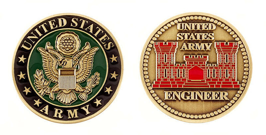 Army Engineer Branch Challenge Coin