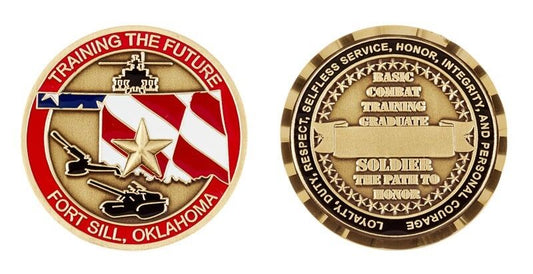 Fort Sill, Basic Training Graduate Challenge Coin