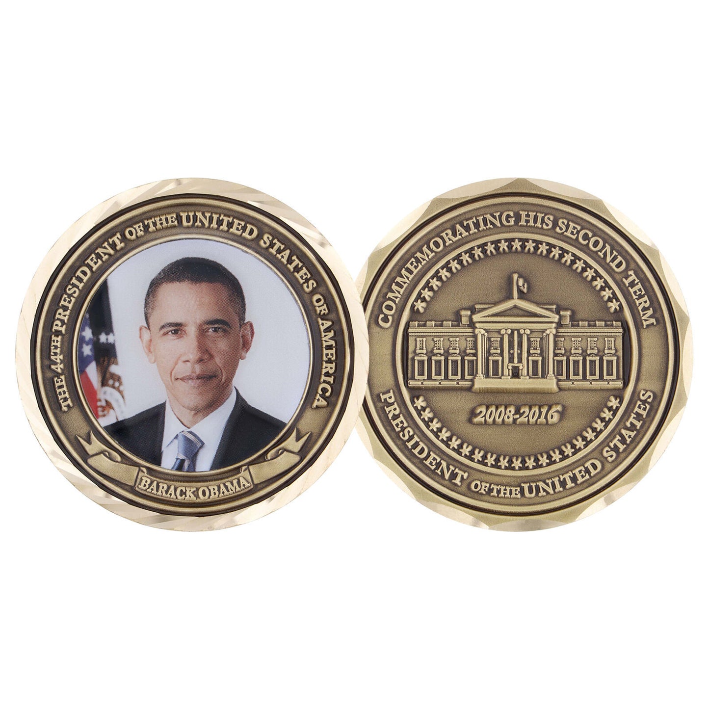 Obama 2nd Term President Challenge Coin