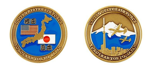 Yokota Air Force Base US-Japan Challenge Coin