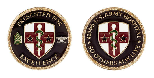 4204th Army Hospital Challenge Coin