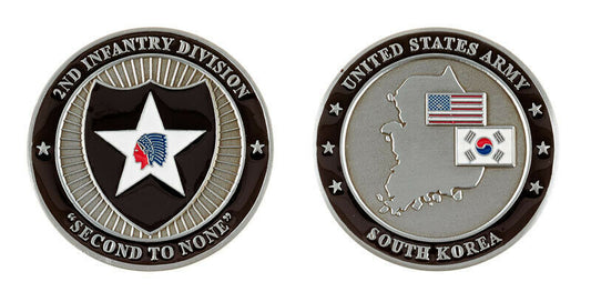 Camp Casey 2nd Infantry Challenge Coin