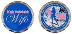 USAF Wife CAMO Challenge Coin