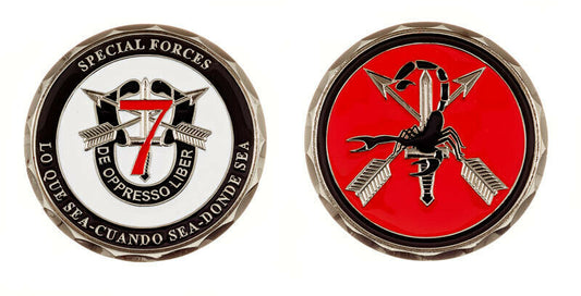 Eglin Air Force Base 7th Special Forces Scorpion Challenge Coin