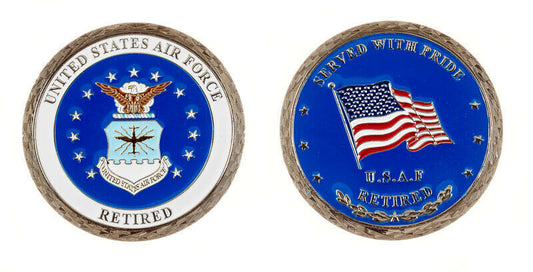 USAF Retired Challenge Coin