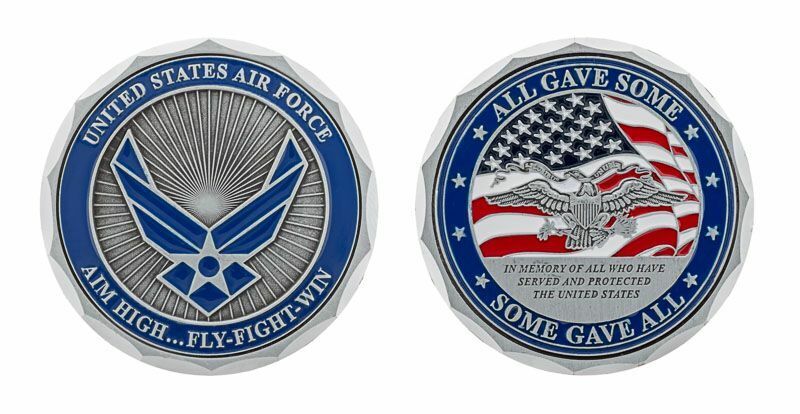 USAF Service Memorial Challenge Coin