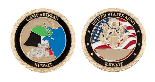 Camp Arifjan Kuwait Army Challenge Coin