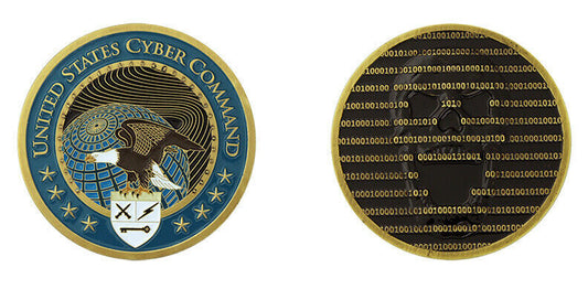 US Cyber Command Cyber Warfare Challenge Coin