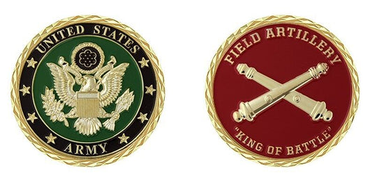 US Army Field Artillery King of Battle Challenge Coin