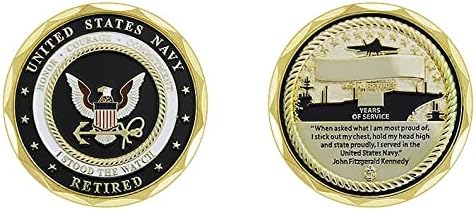 US Navy Retired I Stood the Watch Challenge Coin