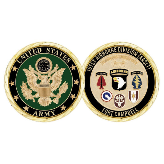Fort Campbell 101st Airborne Division Challenge Coin