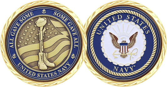US Navy Fallen Heroes Challenge Coin