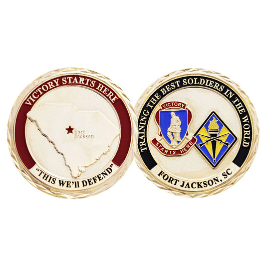 Fort Jackson Victory Challenge Coin