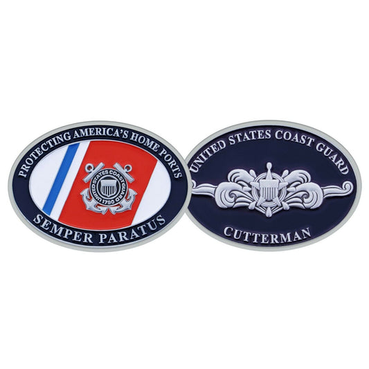 USCG Cutterman Enlisted Challenge Coin