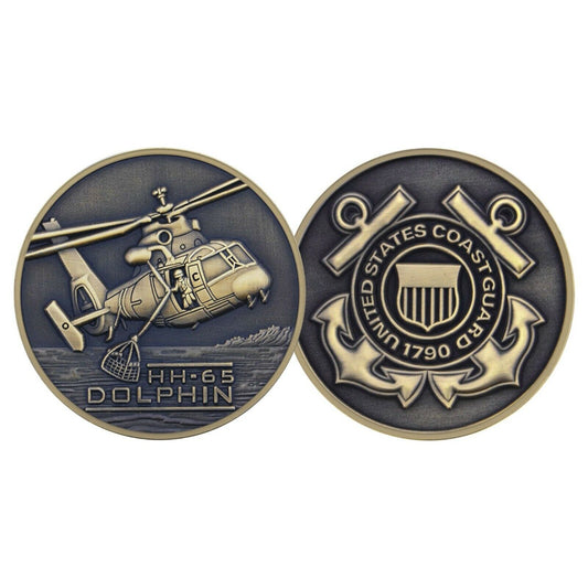 USCG HH-65 Dolphin Challenge Coin