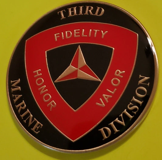 3rd Marine Division Challenge Coin