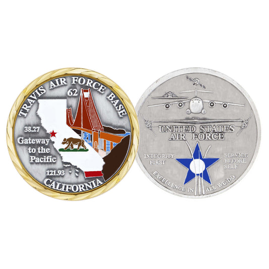 Travis Air Force Base Challenge Coin