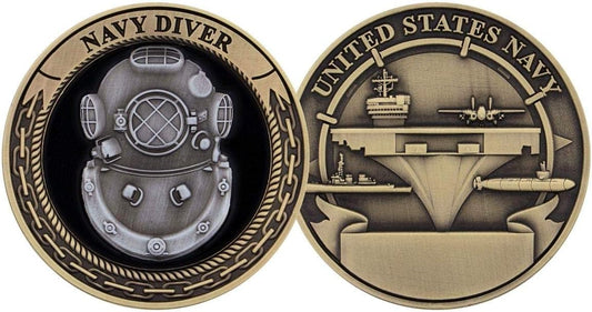 Navy Diver Challenge Coin