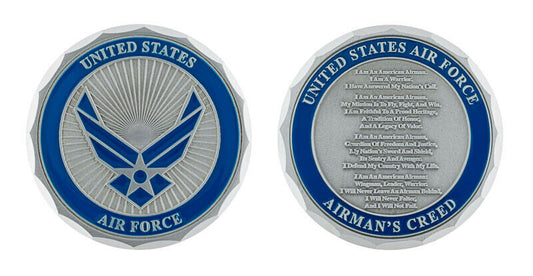Air Force Oath of Enlistment Challenge Coin