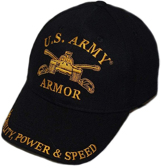US Army Armor Embroidered Ball Cap