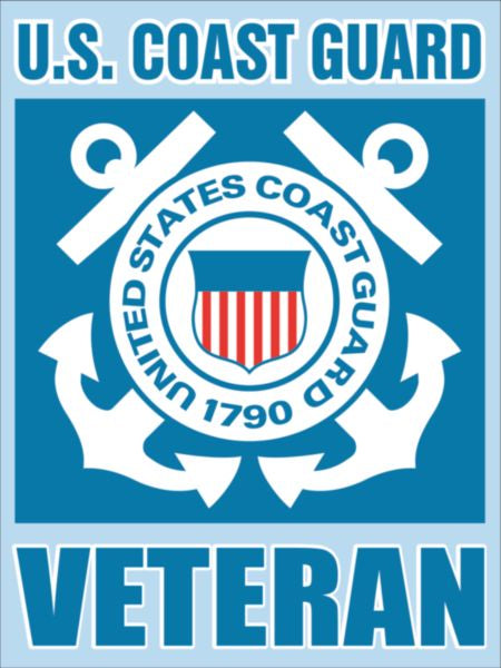 U.S. Coast Guard Veteran Decal