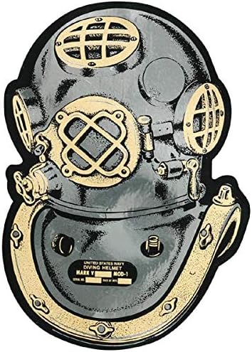 Navy Diver w/Silver Reflective Decal