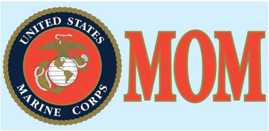 United States Marine Corps Crest "MOM" Decal