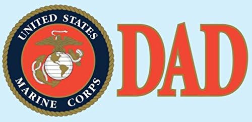 United States Marine Corps Crest "DAD" Decal