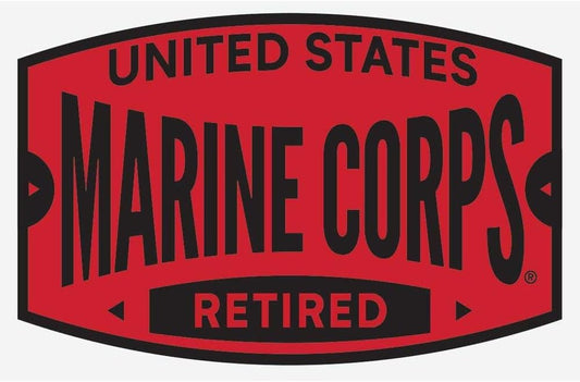 United States Marine Corps Retired Decal