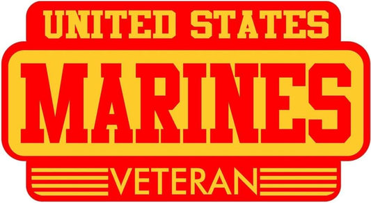 United States Marines Veteran Sticker
