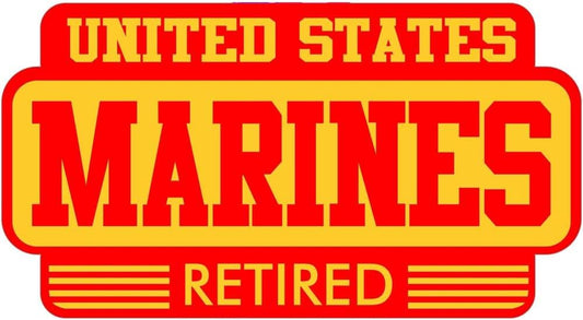 United States Marines Retired Sticker