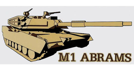 M1 Abrams Tank Decal