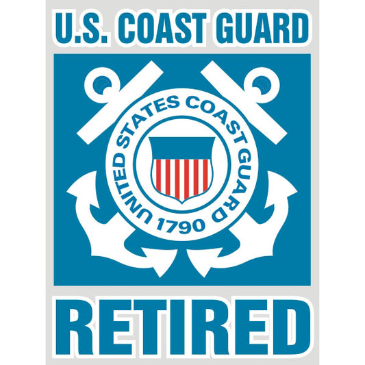 U.S. Coast Guard Retired Decal