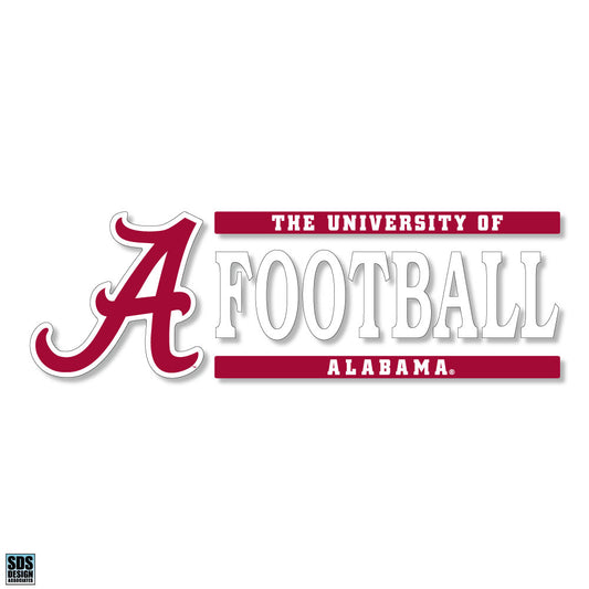Alabama Football 6x2 Decal