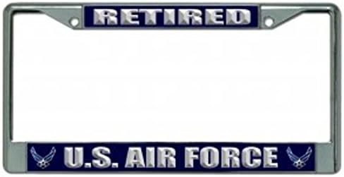 US Air Force Retired License Plate Frame