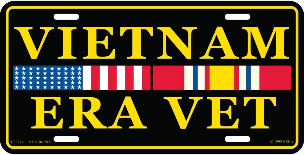 License Plate - Vietnam Era Veteran, Metal