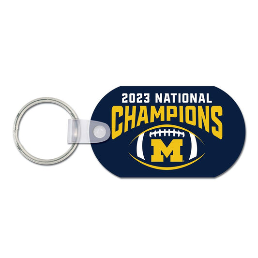 Michigan 2023 National Champions Aluminum Key Ring