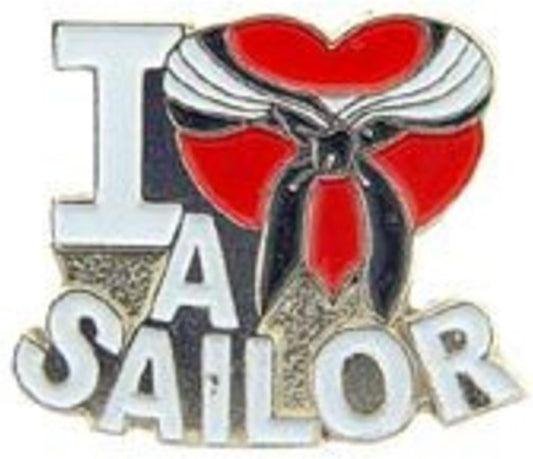 I Heart a Sailor Pin