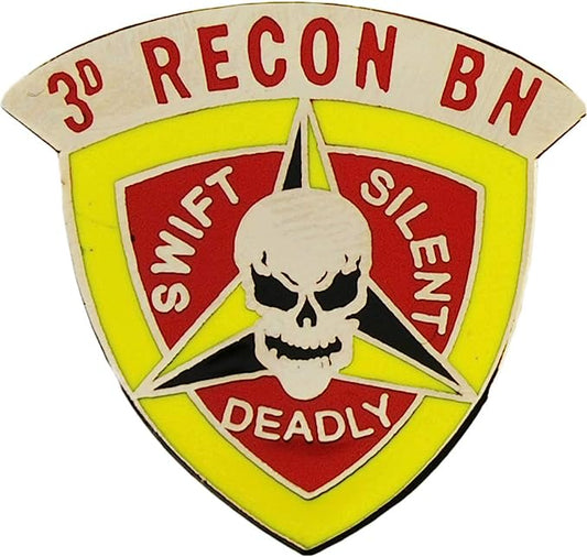 Marine Corps 3rd Reconnaissance Battalion Lapel Pin