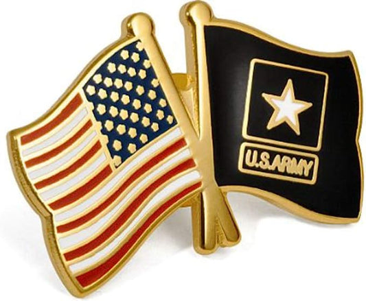 PIN-ARMY,FLAG,USA/ARMY (1-1/8")