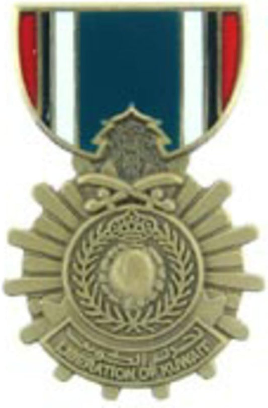 Liberation of Kuwait Medal Pin
