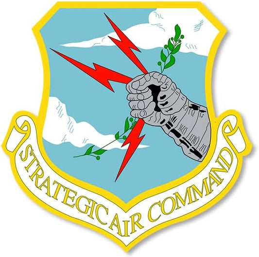 Strategic Air Command Shield Patch - 3"x1 1/16"