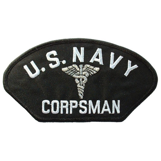 U.S. Navy Corpsman Hat Patch - 5.25" x 3/25"