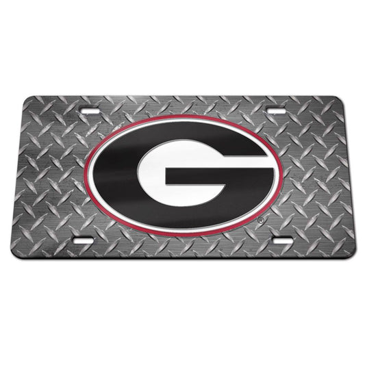 Georgia Bulldogs Acrylic License Plate