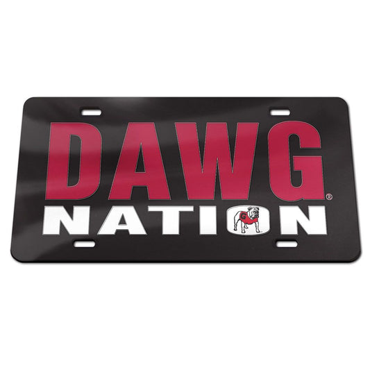 Georgia Bulldogs DAWG Nation License Plate
