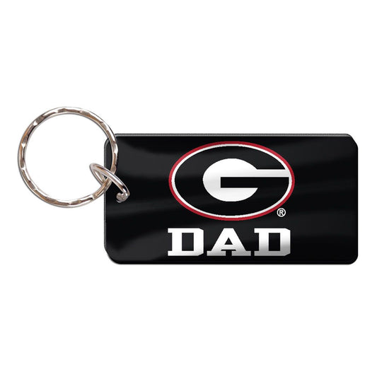 Georgia Bulldogs DAD Keychain